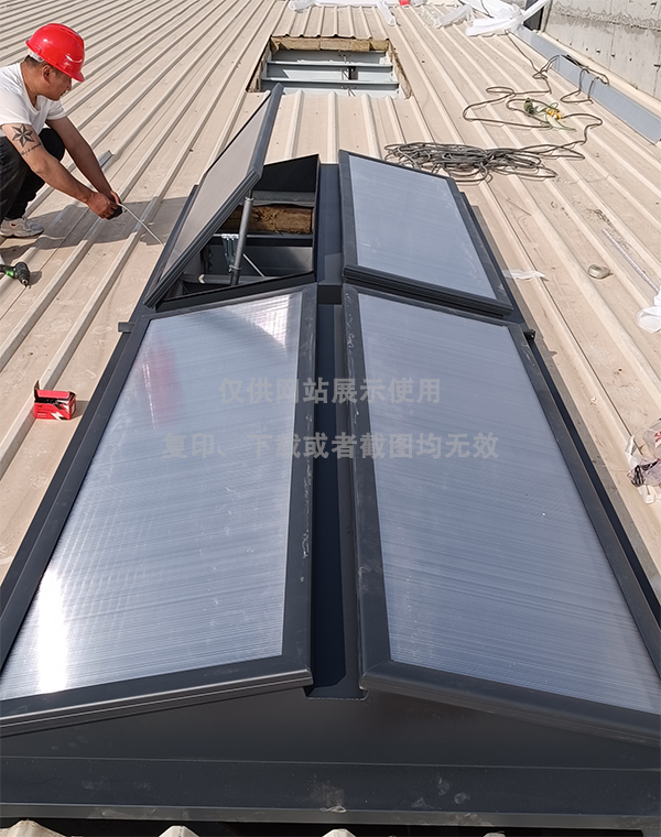 兰州王老吉生产车间柞水排烟天窗