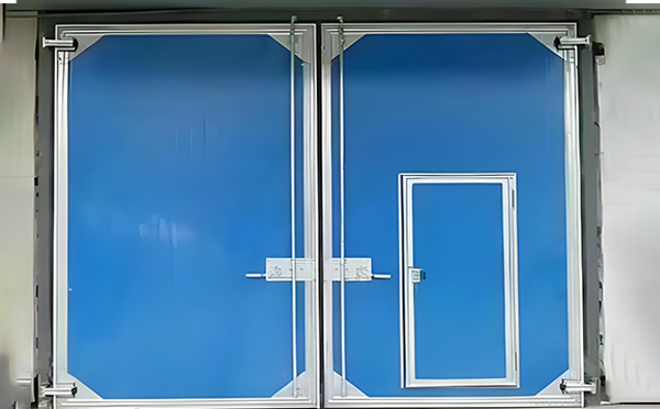 柞水工业平开门