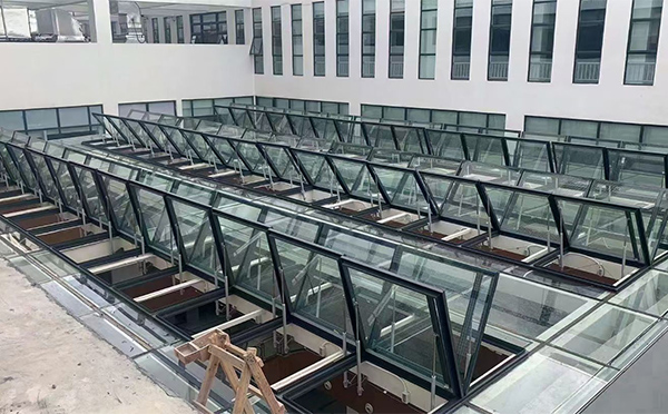百安科技有限公司近期柞水排烟窗项目案例分享