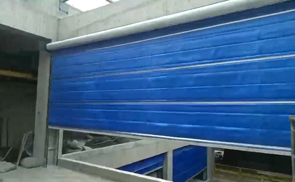 大型物流园区完成柞水防火门整体安装工程